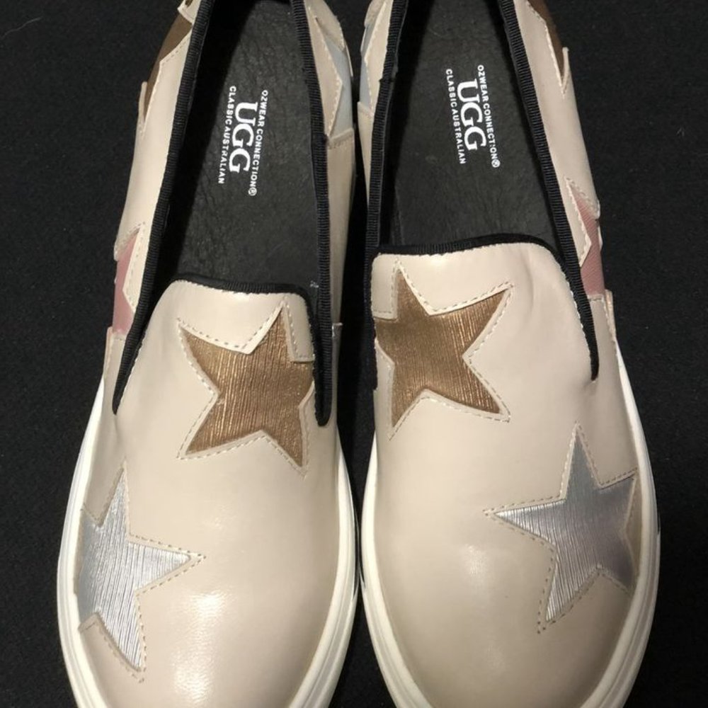 New UGG OZWEAR LADIES SUPERSTAR WEDGE SNEAKER - Picture 7 of 11